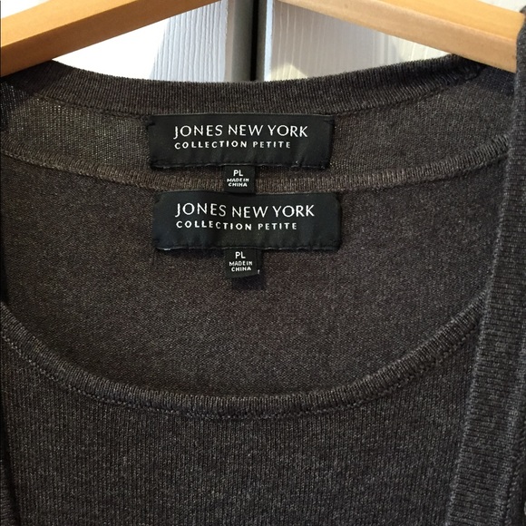 Sophisticated Cardigan and Tank Set by Jones NY - Picture 7 of 8